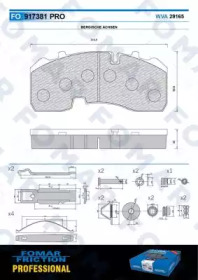 FOMAR FRICTION FO 917381